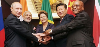 Prime Minister Narendra Modi with the other BRICS leaders ahead of the G-20 Summit